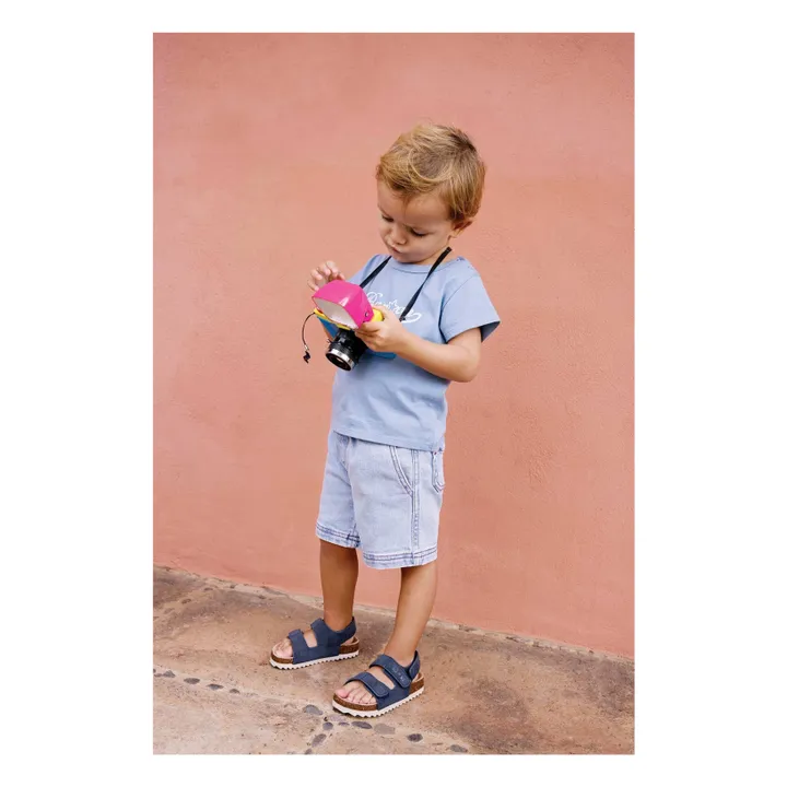 Short Lyon Chambray | Bleu jean- Image produit n°5