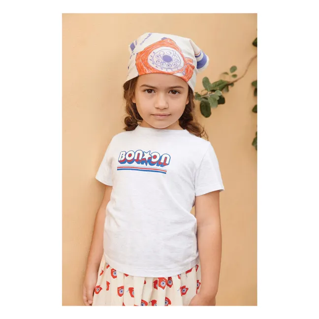 T-shirt Chiné Tubo Bonton | Gris