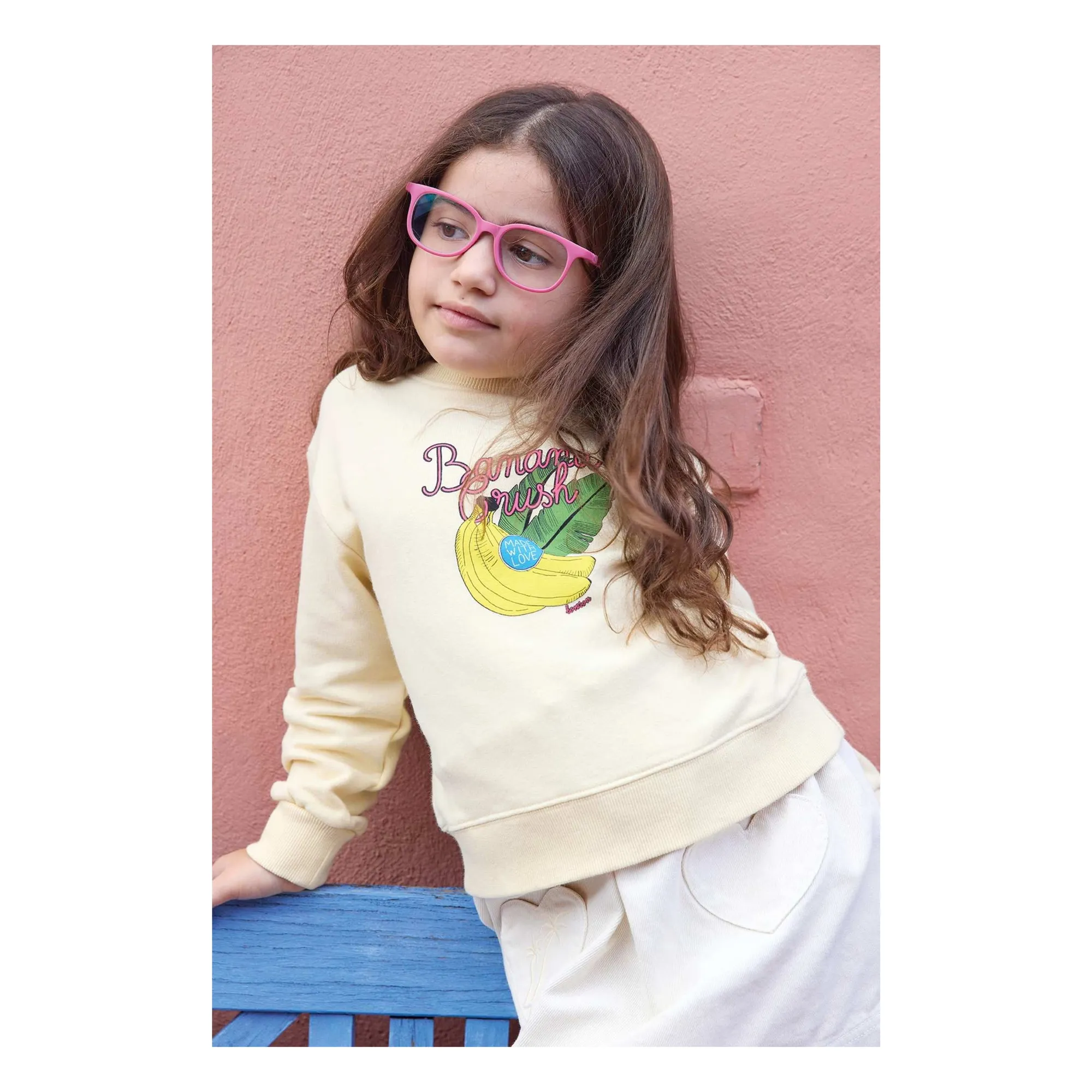 Sweat Smile Banana | Vanille- Image produit n°1