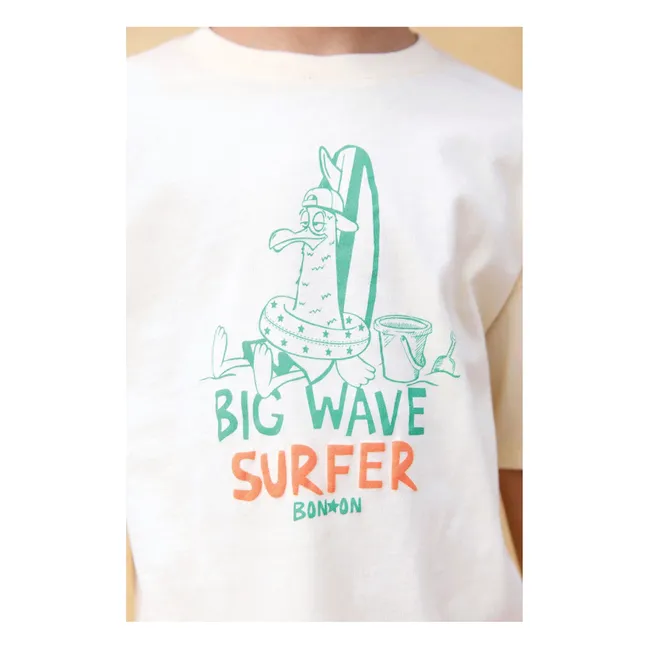 Livo Big Wave T-shirt | Vanilla