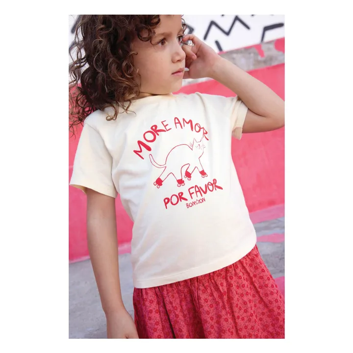 T-shirt Tubo Amor | Vanille- Image produit n°0