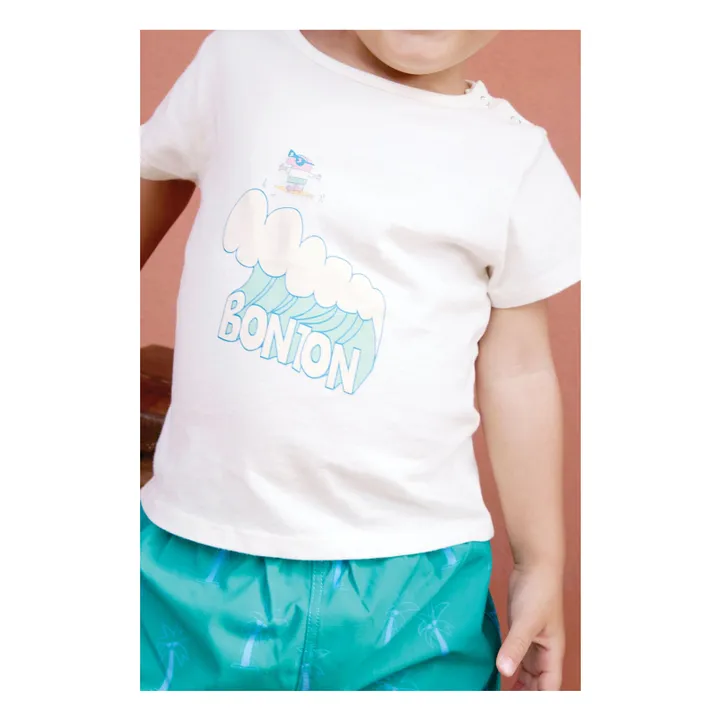 T-shirt Tuba Wave | Ecru- Image produit n°0