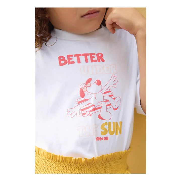 T-shirt Livo Sun | Blanc- Image produit n°0