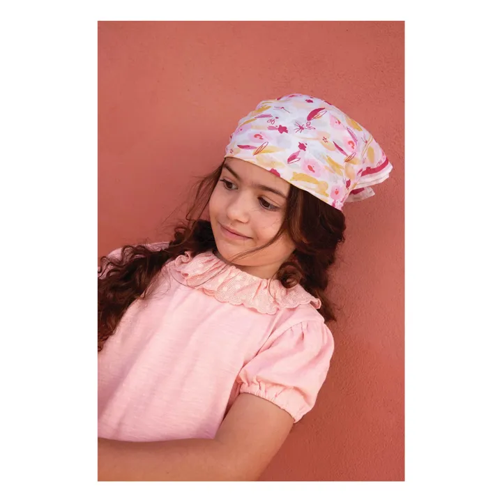 Foulard Fouljo Fleuri | Parme- Image produit n°0