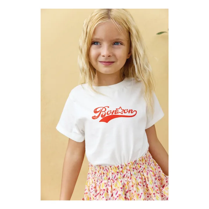 T-shirt Tubo Bonton | Ecru- Image produit n°1