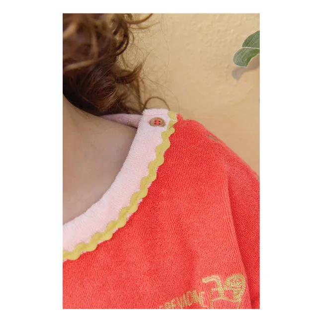 T-shirt Livia Eponge | Rouge