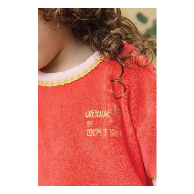 T-shirt Livia Eponge | Rouge
