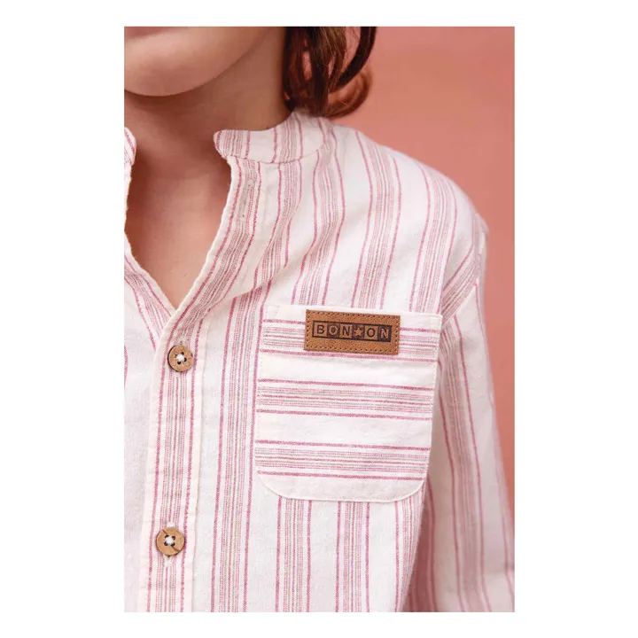 Camisa Never Striped | Crema- Imagen del producto n°5