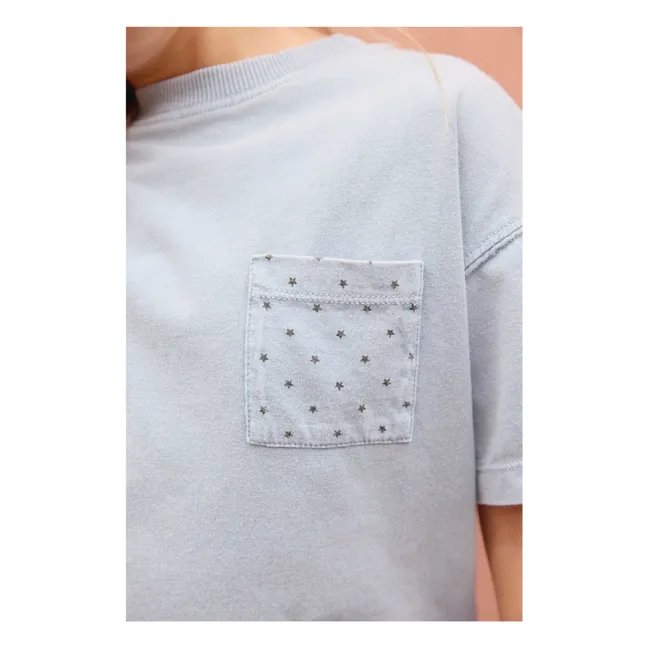 Camiseta Nixon Star Pocket  | Azul Gris