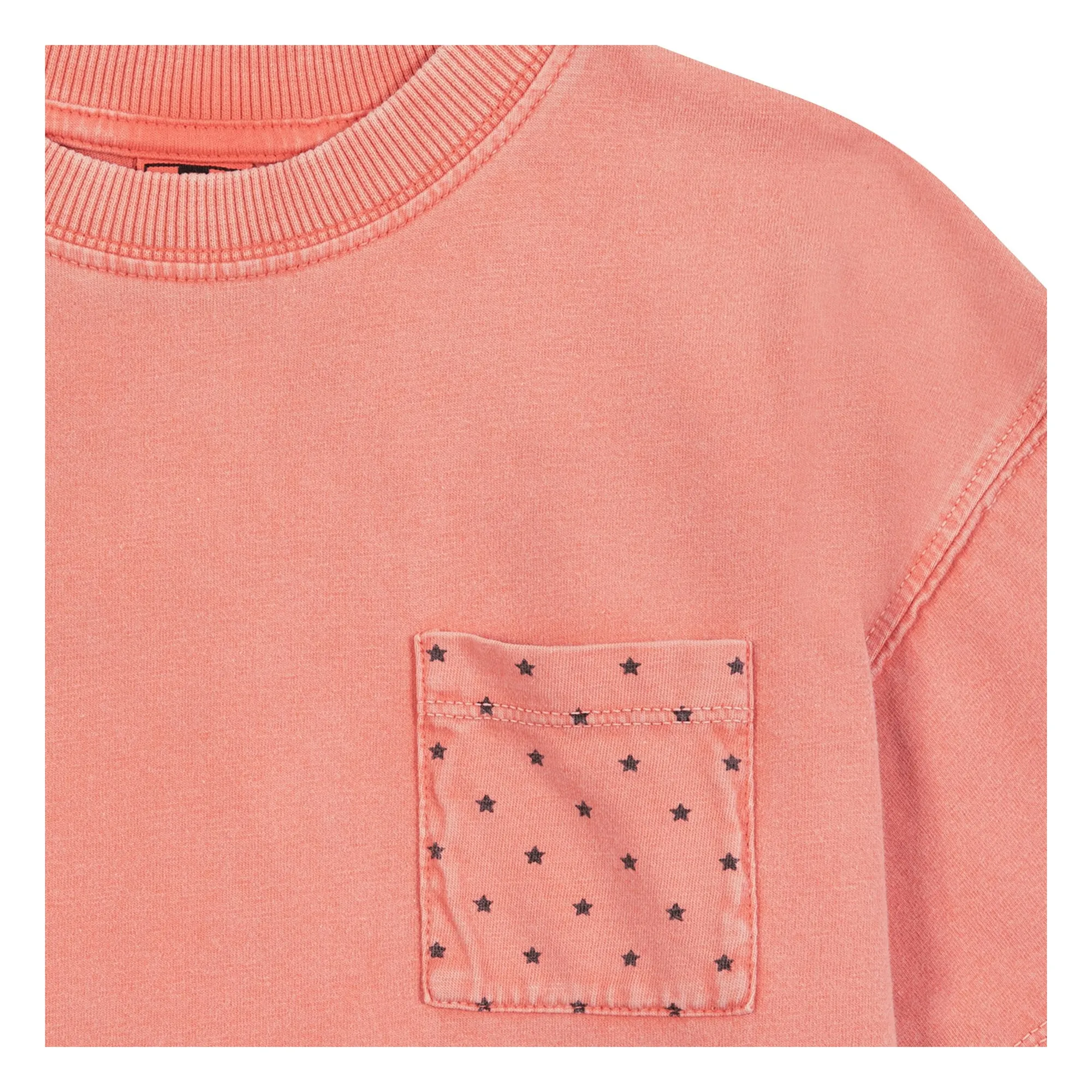 T-shirt Poche Etoiles Nixon  | Rose- Image produit n°1