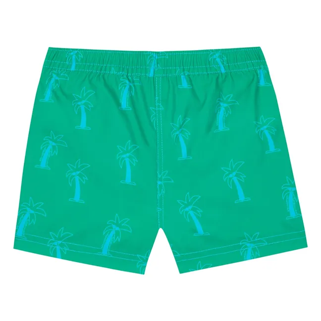 Bañador Palm Baby | Verde esmeralda