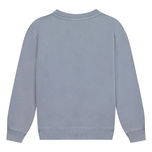 Sudadera con bolsillo de estrella Narciss | Azul Gris