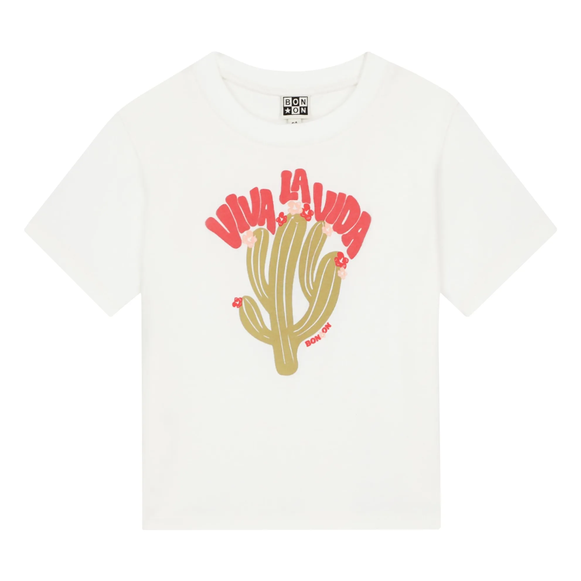 Bonton Ecru Tubo Viva Cactus T-Shirt