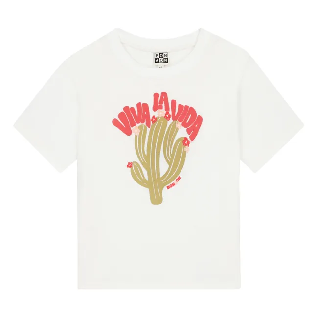 T-shirt Tubo Viva Cactus | Ecru
