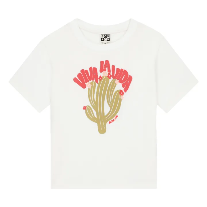 T-shirt Tubo Viva Cactus | Ecru- Image produit n°2