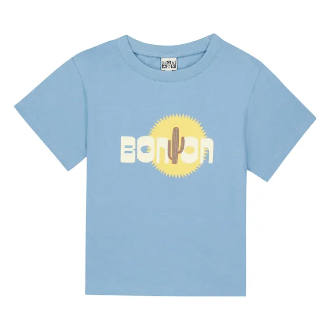 T-shirt Tubo Cactus | Bleu ciel