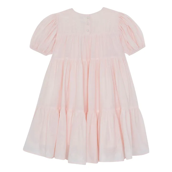 Robe Brodée Namour | Rose pâle- Image produit n°2