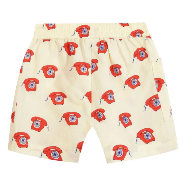 Short Lois Téléphones Bébé | Rouge