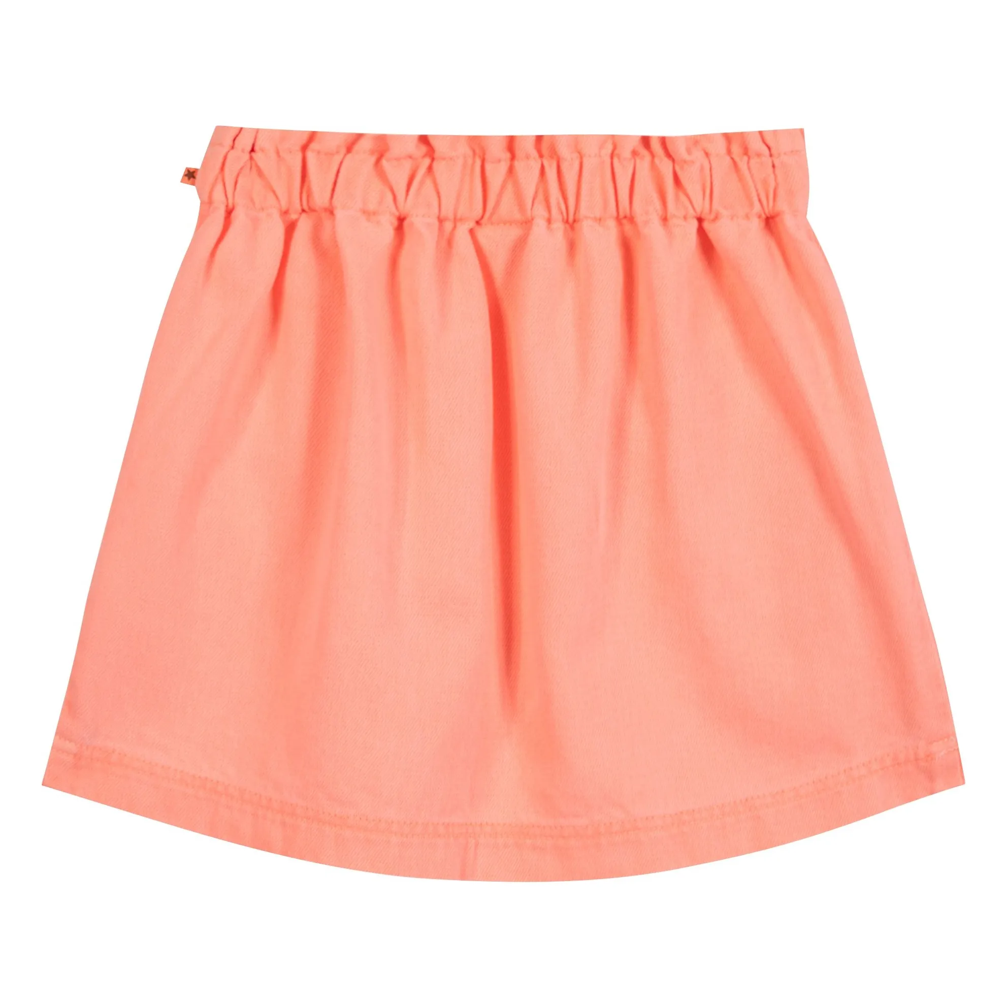 Jupe Poches Cœur Brodées Douchka | Corail- Image produit n°2
