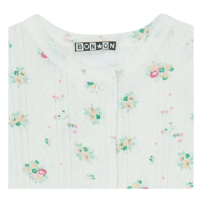 Pyjamas Pointelle Nuite Bouquets | White