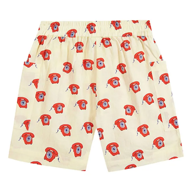 Short Lois Téléphones | Rouge