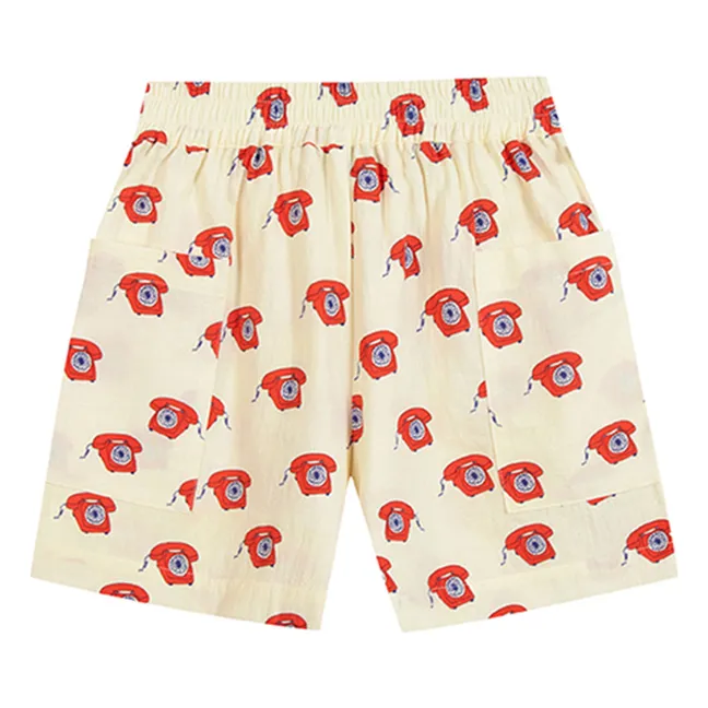 Short Lois Téléphones | Rouge