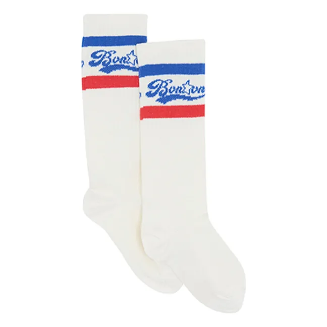 Chaussettes Bonton | Ecru