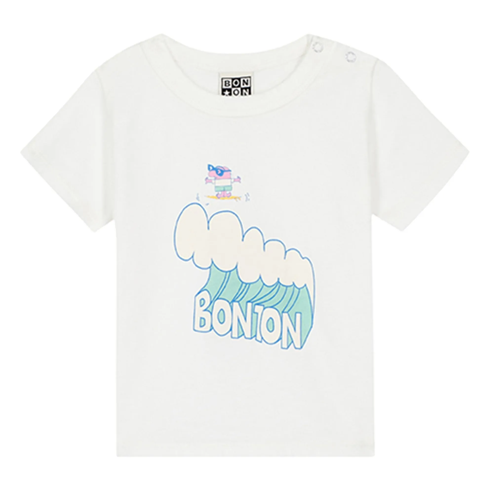 Bonton Ecru Tuba Wave T-Shirt