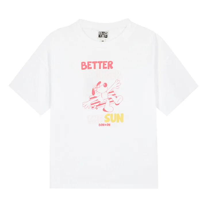 T-shirt Livo Sun | Blanc- Image produit n°1