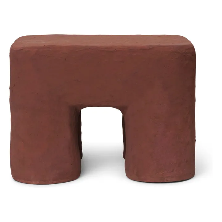 Tabouret Podo | Rouge Brun- Image produit n°0