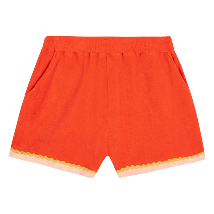 Short Livi Eponge | Rouge- Image produit n°0