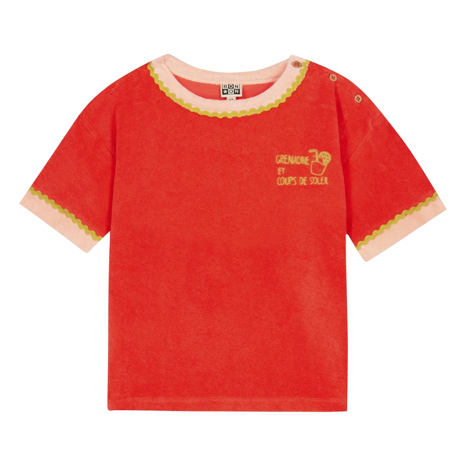 T-shirt Livia Eponge | Rouge- Image produit n°0
