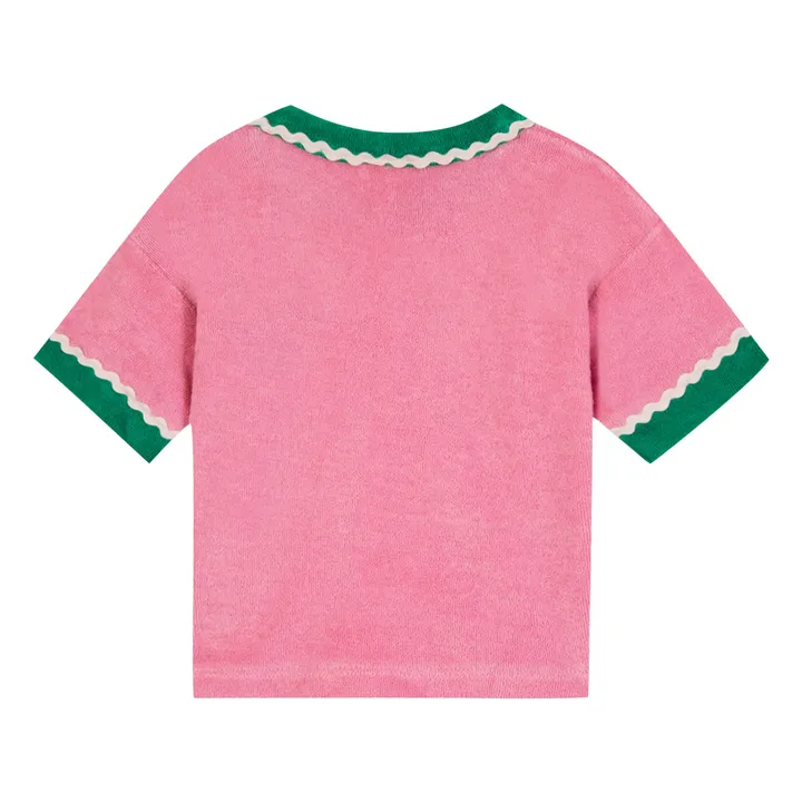 Camiseta esponja bebé Livia | Rosa Bombón- Imagen del producto n°2