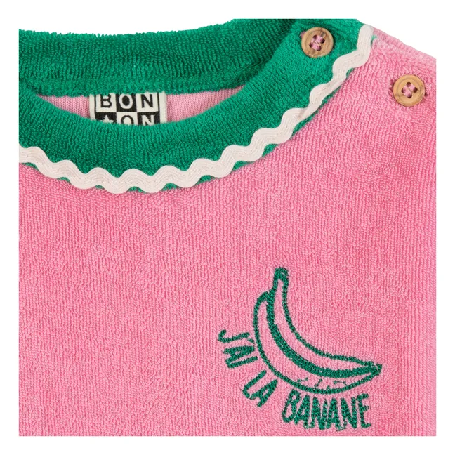 Camiseta esponja bebé Livia | Rosa Bombón