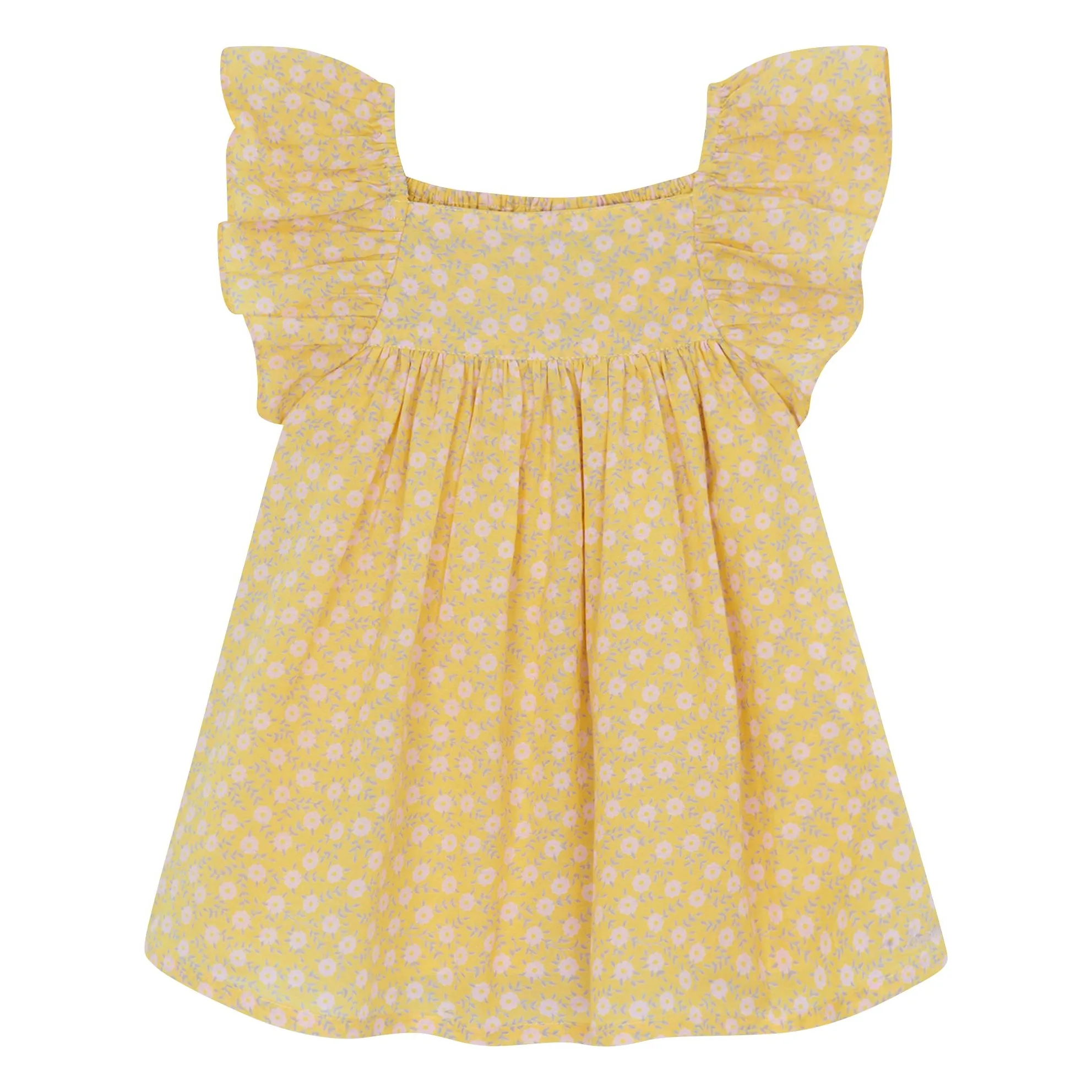 Bonton Yellow Rêve Fleurie Dress
