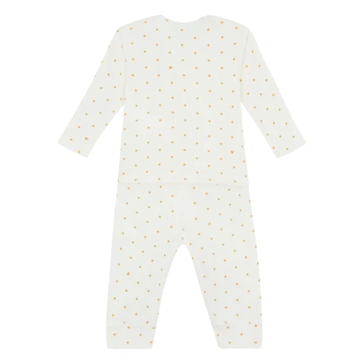 Pyjama Patino Star | Ecru- Image produit n°2