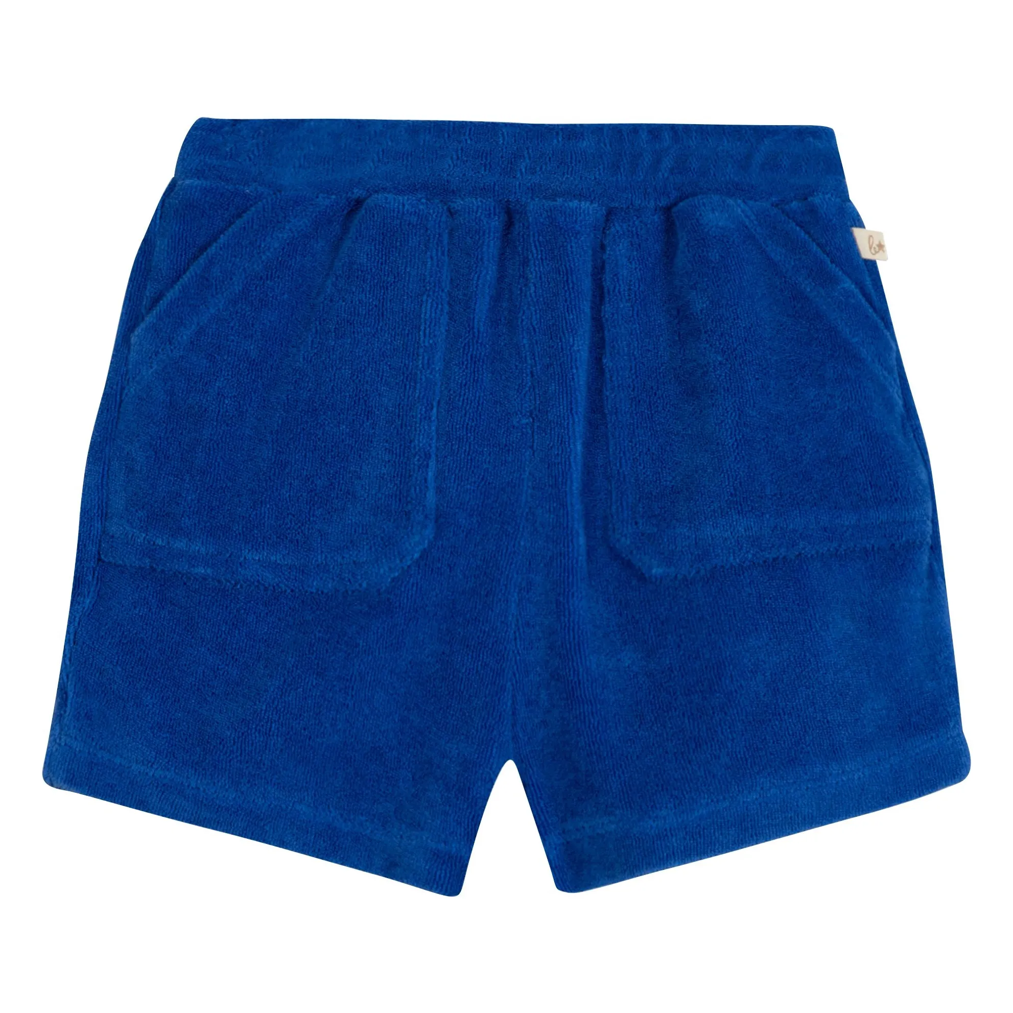 Bonton Royal Blue Nono Baby Towelling Shorts