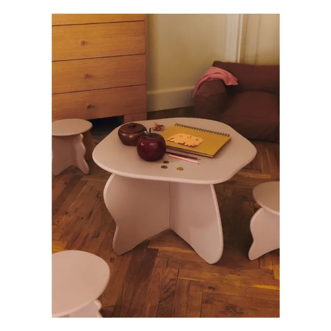 Pendiente de la mesa | Rosa