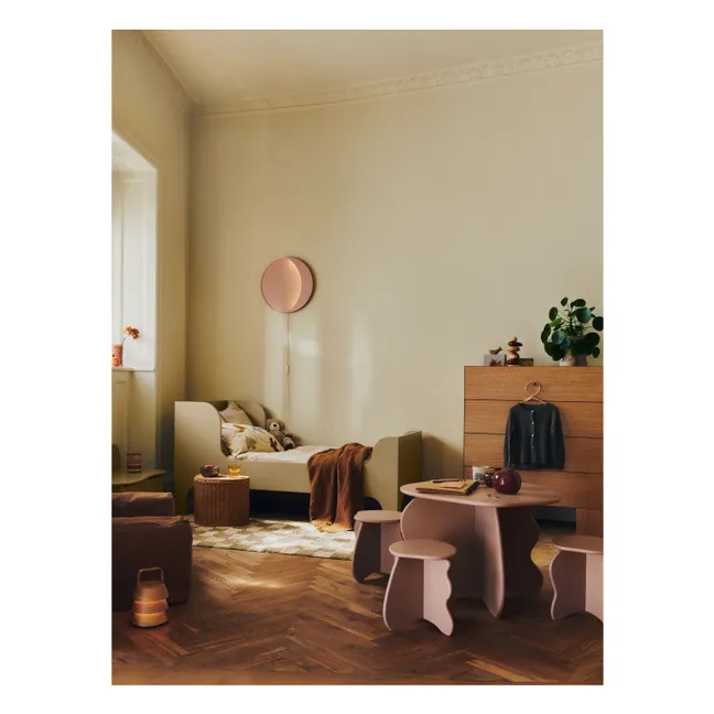 Pendiente de la mesa | Rosa