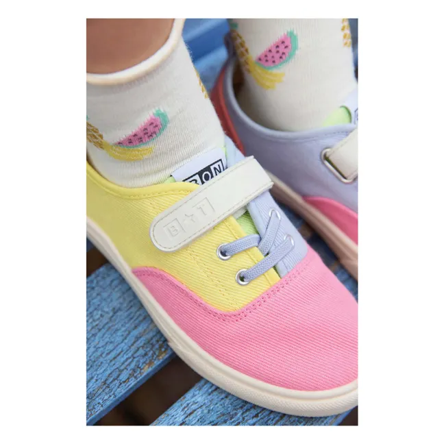 Board Easy Lace-up Sneakers | Candy pink