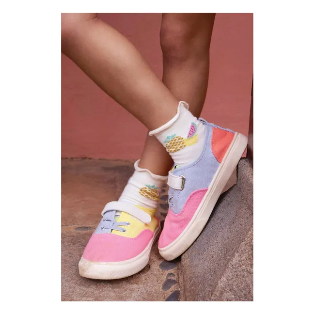 Board Easy Lace-up Sneakers | Candy pink