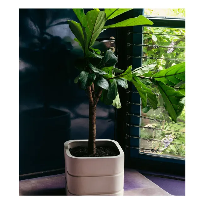 Cache-pot en céramique Donna | Crème