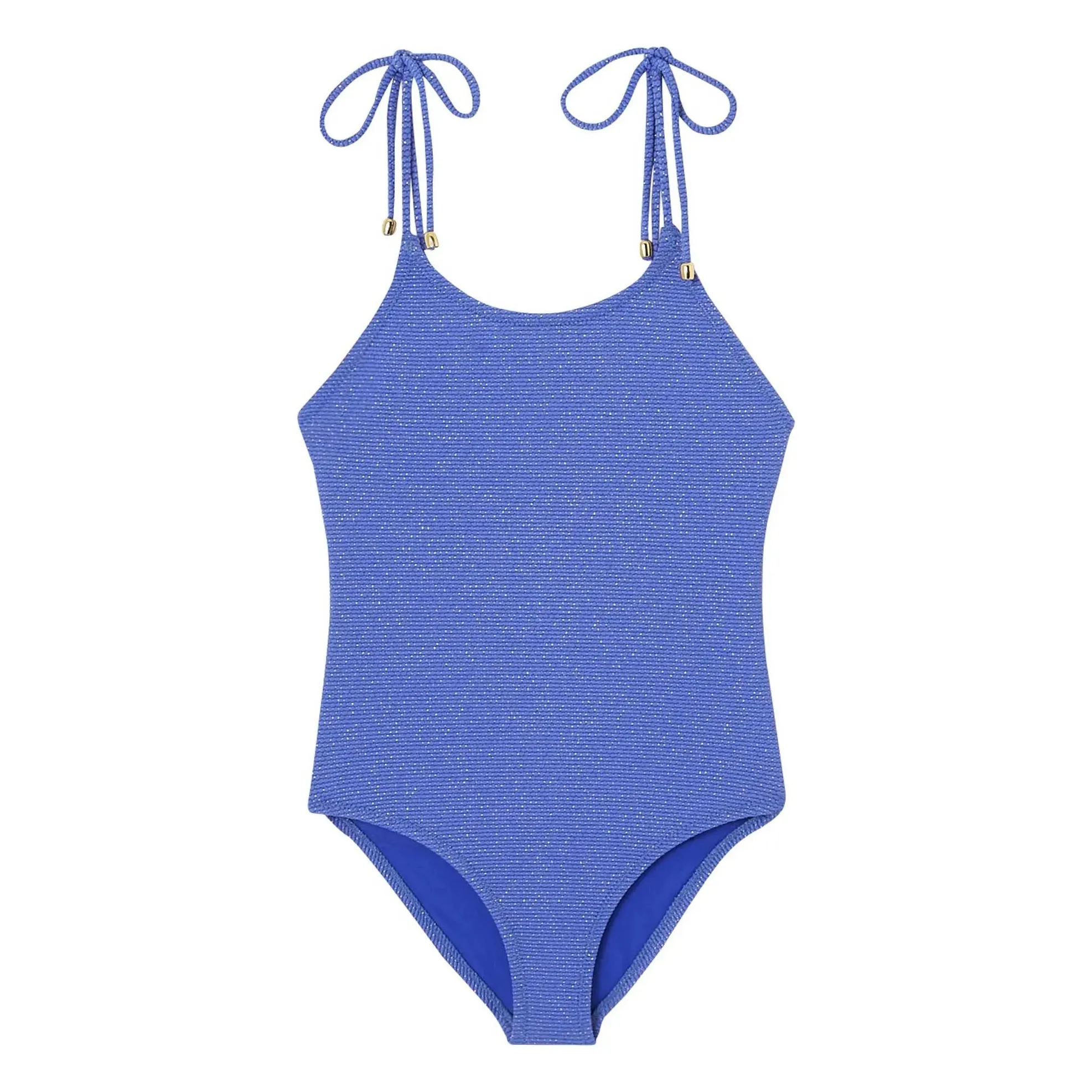 Maillot de Bain 1 Pièce Bahamas Métallisé | Cobalt- Image produit n°0