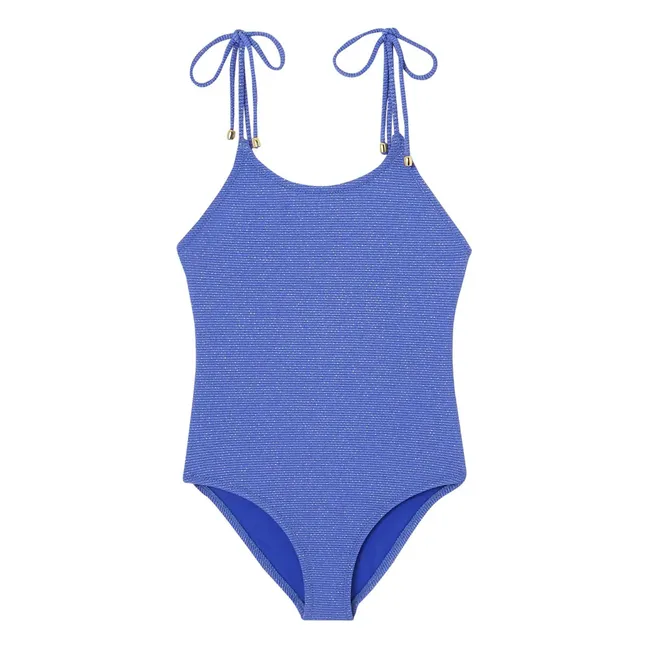 Bahamas Metallic 1-Piece Swimsuit | Cobalt
