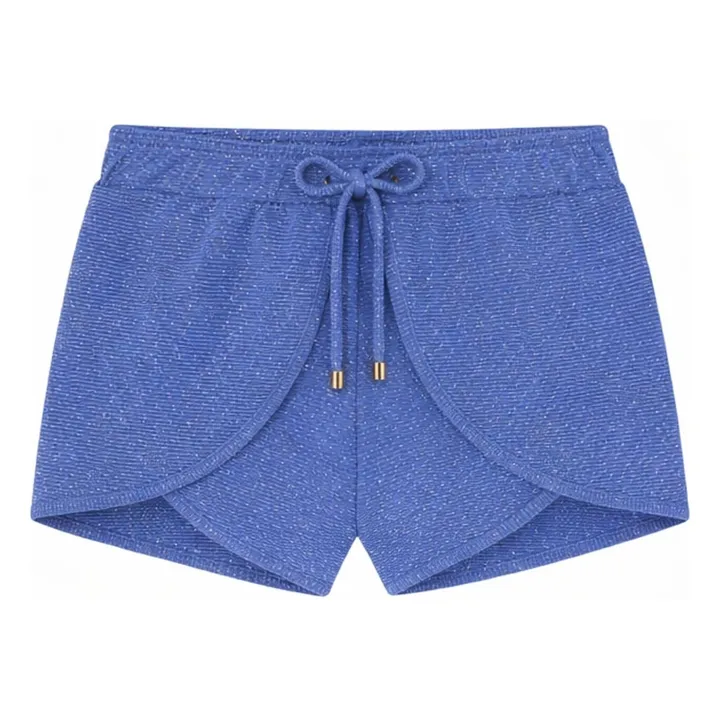 Short de Bain Bahamas Métallisé | Cobalt- Image produit n°0