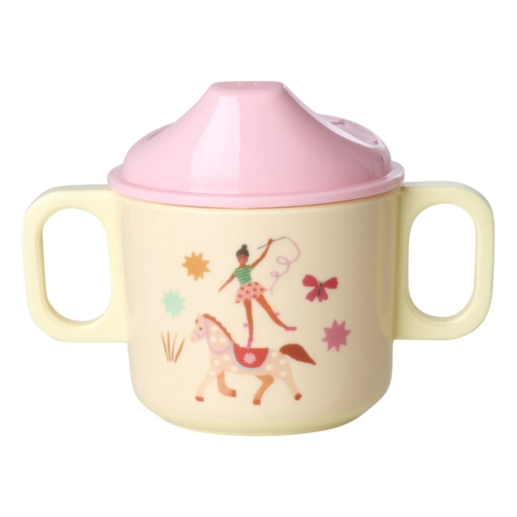 Rice Pink Fun Fair Melamine Training Cup