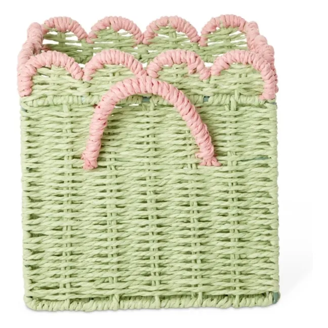 Panier de rangement | Vert amande