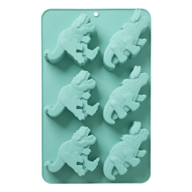 Moule en silicone Dinosaures | Vert Menthe