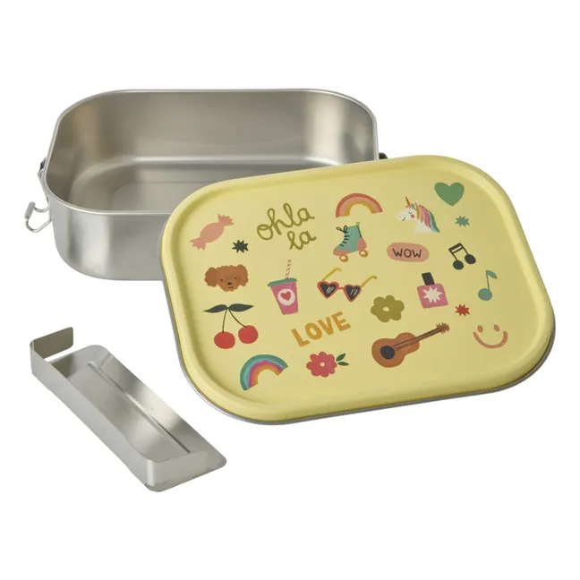 Lunch-box Licorne | Jaune pâle