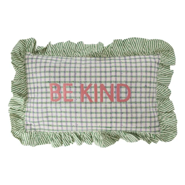 Be Kind cushion | Green